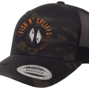 Fish N Spliffs Camo Trucker Cap