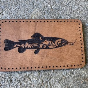 Fish 'N Spliffs Leather Patch